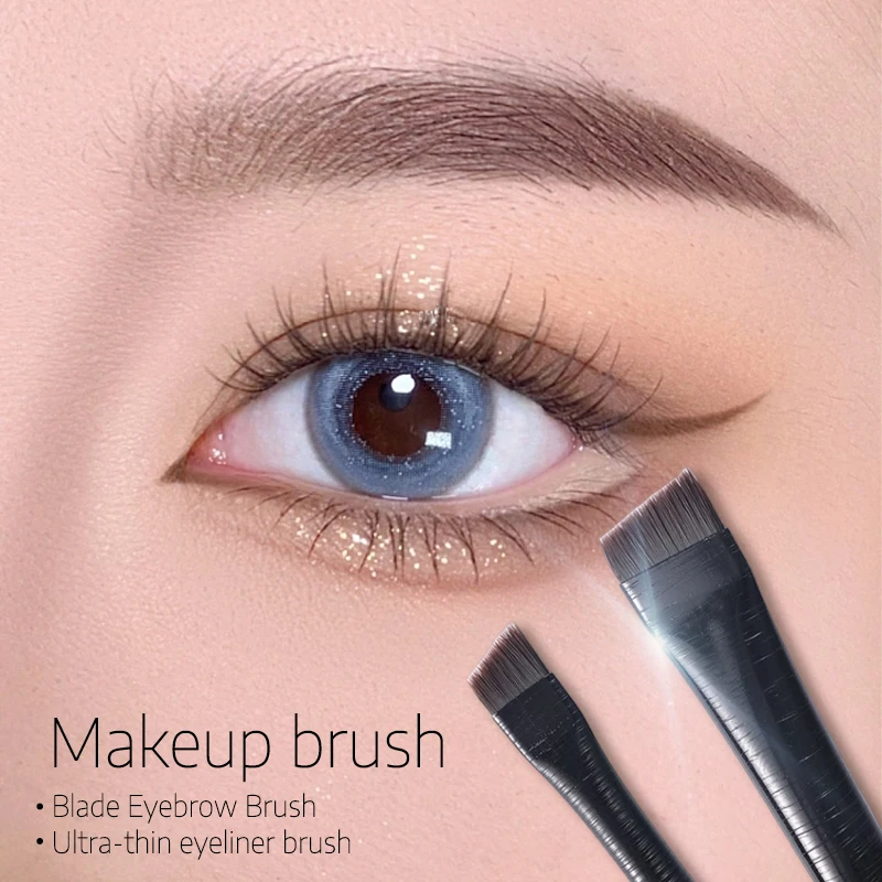 1/2pcs Makeup Brushes Set Eyebrow Eyeliner Brush Small Angled Blade Liner Brow Contour Brush Beauty Cosmetics Eyeliner Tool makeup brush set makeup brush