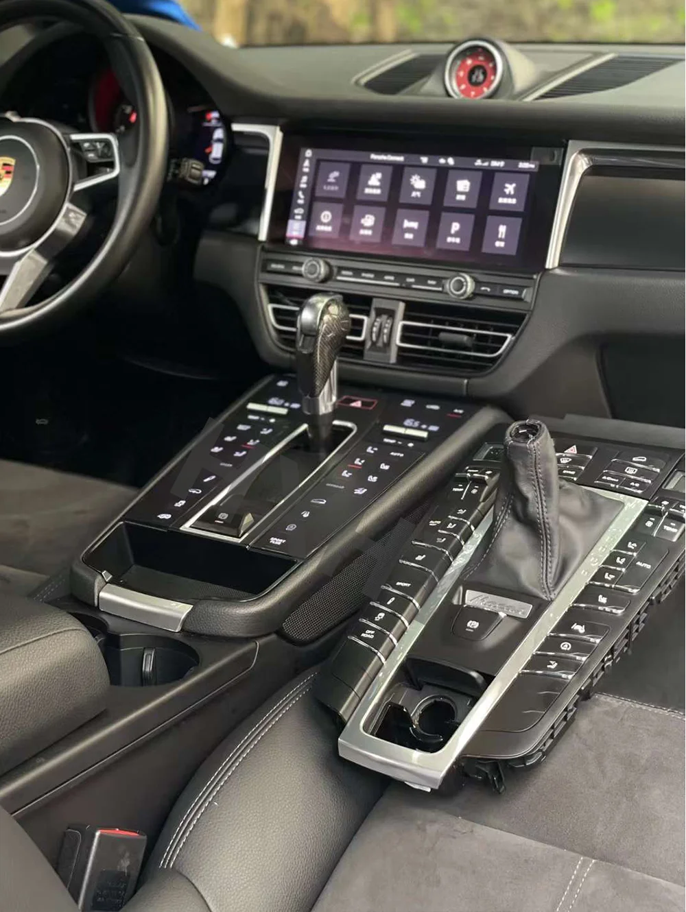 Car Digital Console Front AC Panel Full Touch 2024 Style Multimedia Player Contr