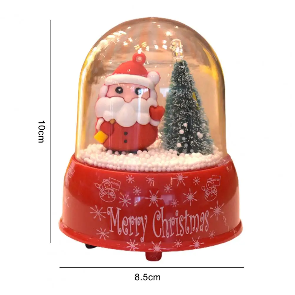 Snow Globe Ornament Creative Musical Snow Globe Christmas Tree Ornament