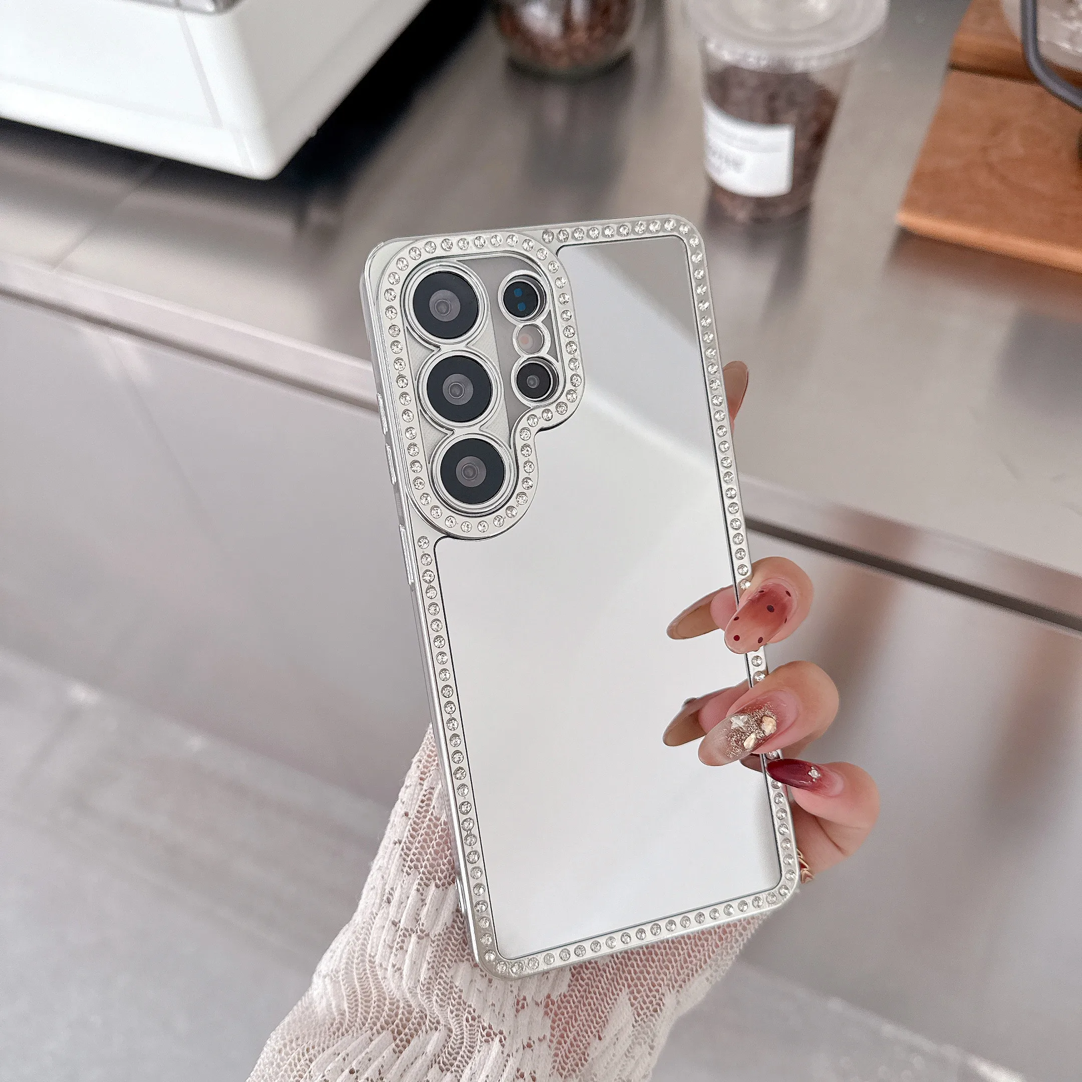 Luxury Plating Mirror Phone Case For Samsung Galaxy Series_voghion.com