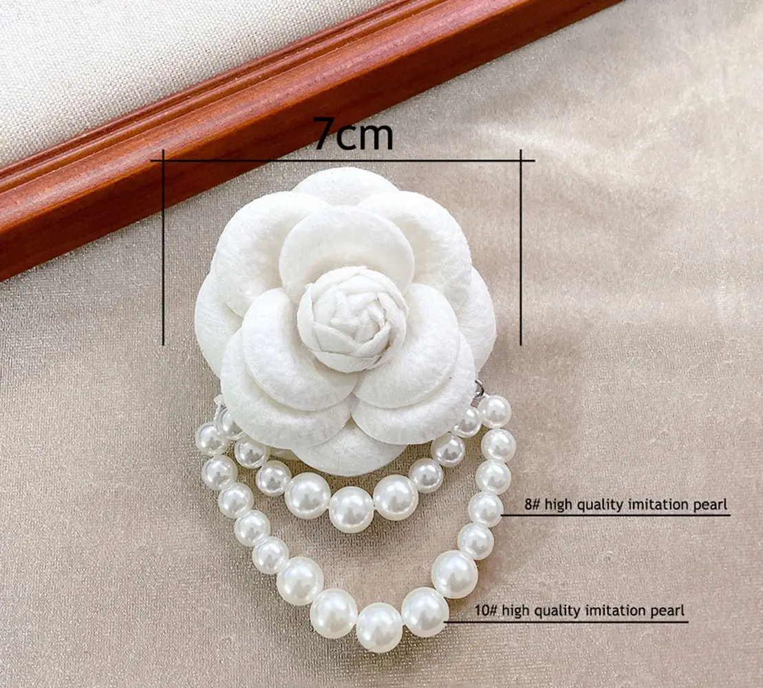  LYRACCES Fabric hairpin Hair Tie Clip Brooch Pin for