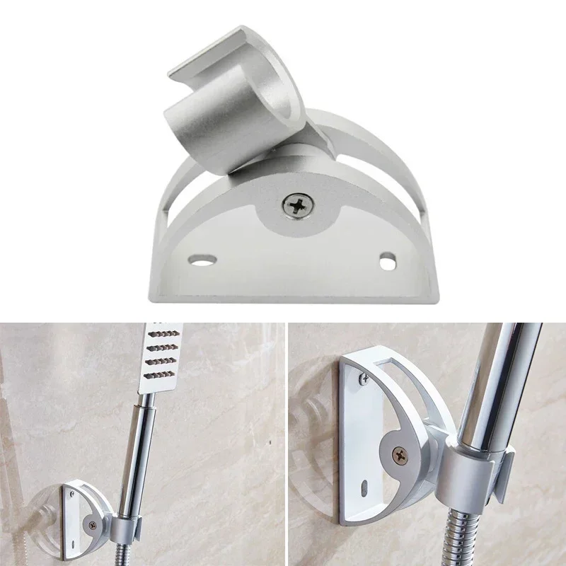 Description Picture 3 of itemHandheld Shower Head Holder Bathroom Wall Mounted Aluminum Drilling Bracket For  Bathroom Fixture Hardware