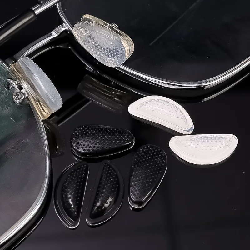 10pairs Transparent Silicone Eyeglass Airbag Soft Nose Pads Nosepads on Glasses Sharing Comfortable Anti-Slip for Nose Pad 5