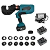EZ-300/ EZ-400 DC 18V/4Ah Professional Rechargeable Hydraulic Pliers Crimping Pliers Charging Crimping Tool Hydraulic Pliers 5
