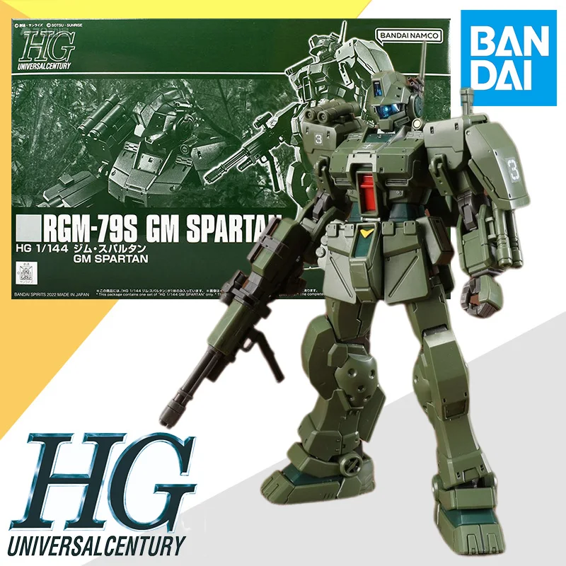 

Bandai 1/144 HGUC GUNDAM PB Limited RGM-79S GM SPARTAN Assembly Anime Action Figure Assembly Model Toy Gift For kid