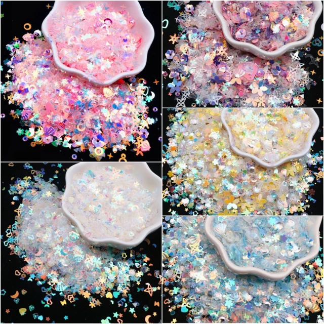 10ml Holographic Chunky Glitter Nail Sequins Red Valentines Day Design Gel  Polish Manicure Nail Art Decor Mixed Hexagon Spangles - AliExpress