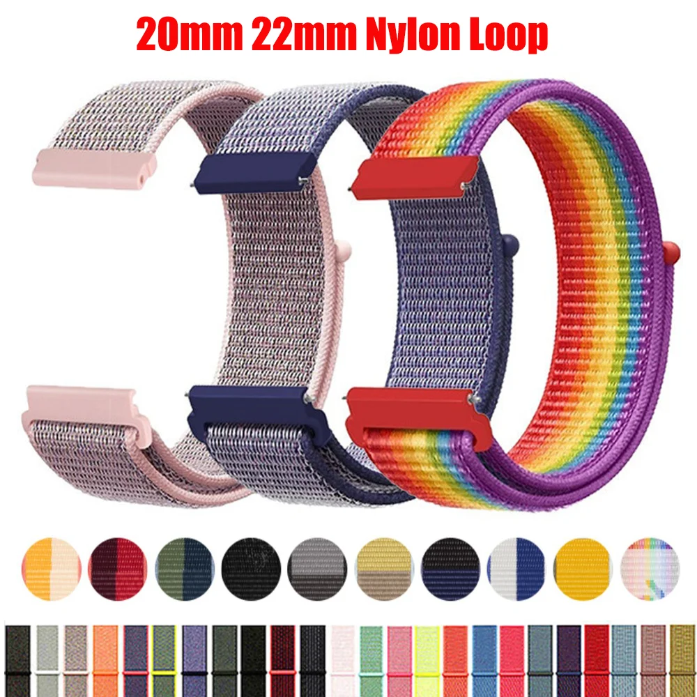 Versatile Sport Nylon Watch Band, 20mm/22mm