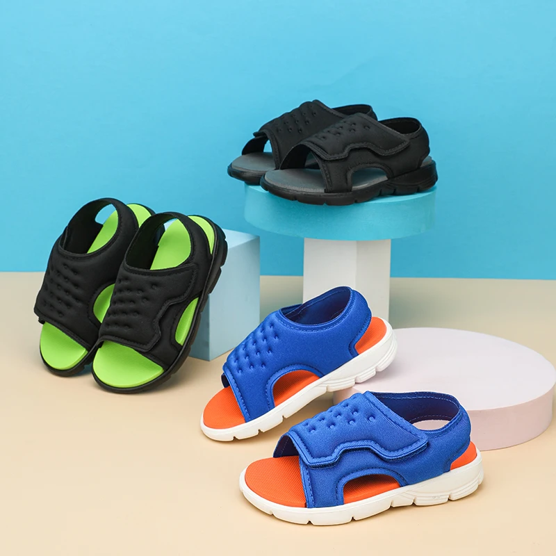 Baby Shoes Kids Shoes Children Sandals Kids Sandals Beach Shoes Summer Boys Sandals Kids Shoes Beach Mesh Sandalas Baby Soft Light Sandals Sports Shoes Girls Hollow Out Fashion Sneakers