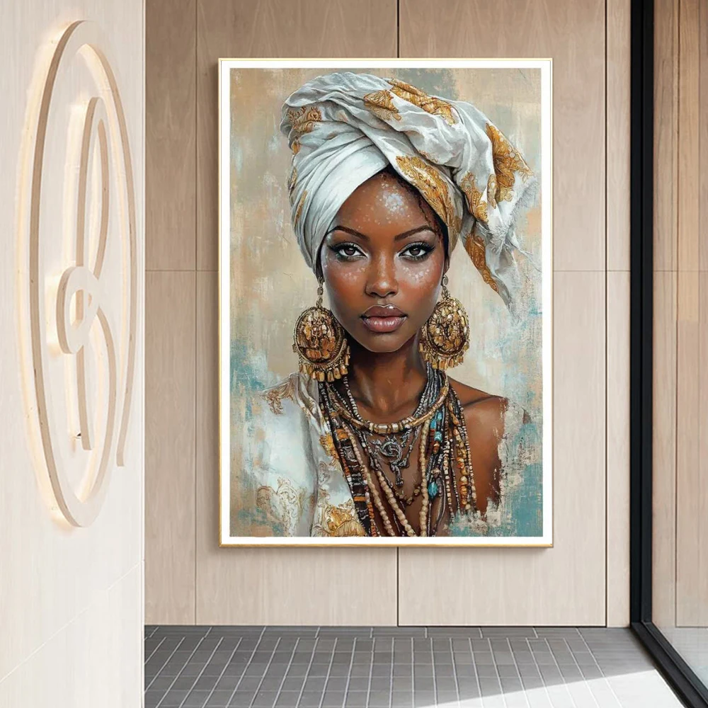 African Woman Canvas Art 1