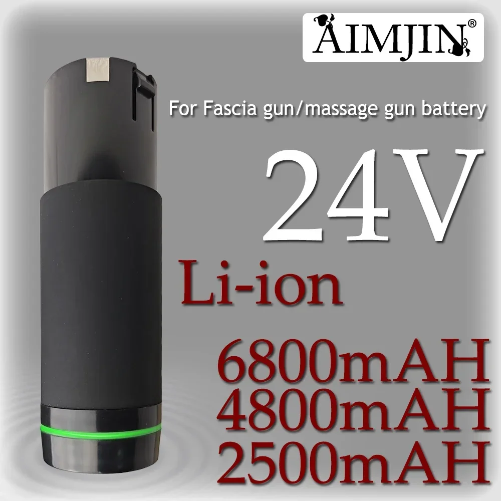 Power Tool Battery 24V 2500/4800/6800mAh for Massage Guns