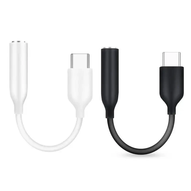 1/2/3/4pcs 범용 유형 C  3.5 Mm Aux 어댑터 Note10/20/S23 용 유선 헤드폰 용 오디오 이어폰 케이블 변환기