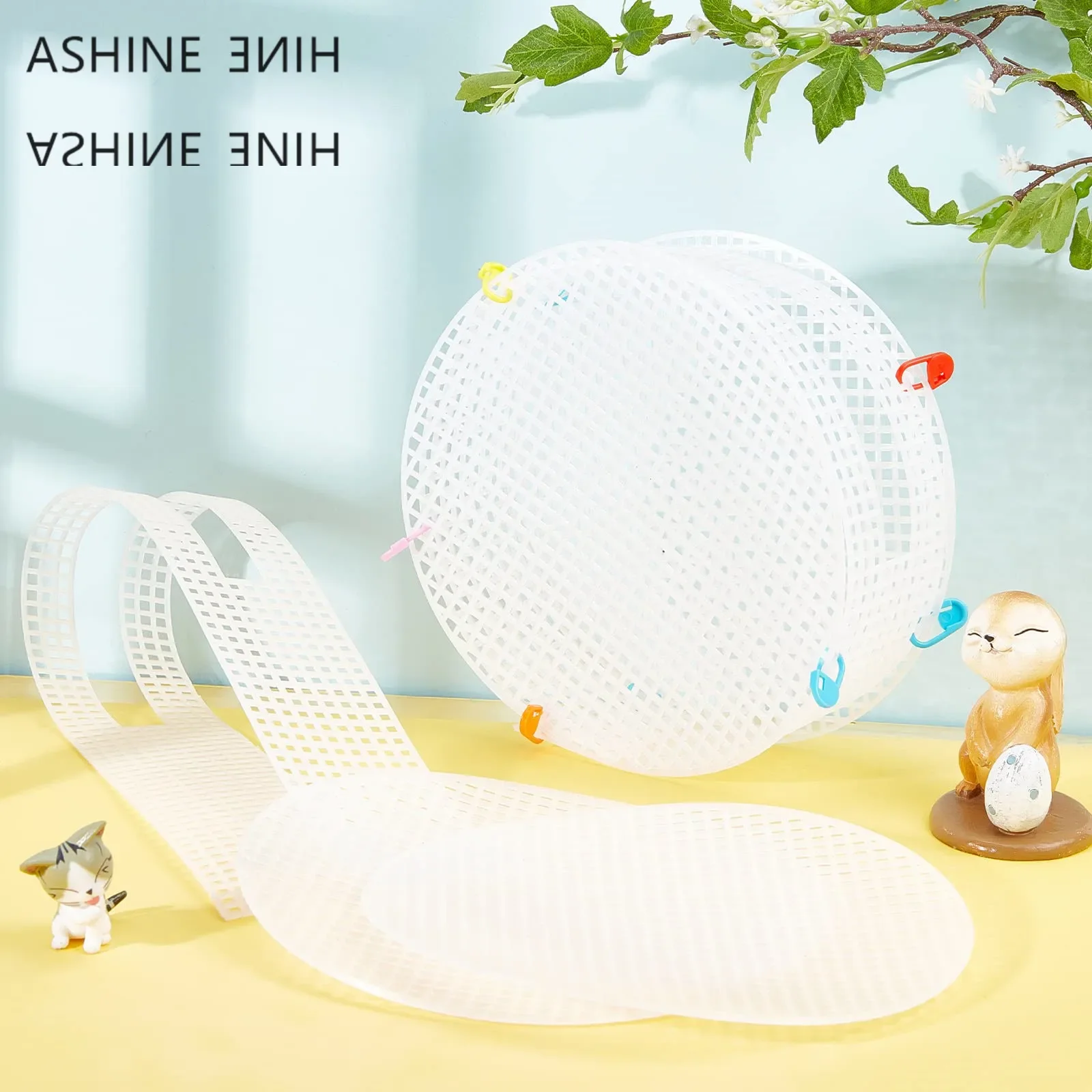 Knitting Weaving Plastic Mesh Sheet DIY Sewing Woven Bag Accessories Purse Making Supplies Crochet Projects Knitting Supplies