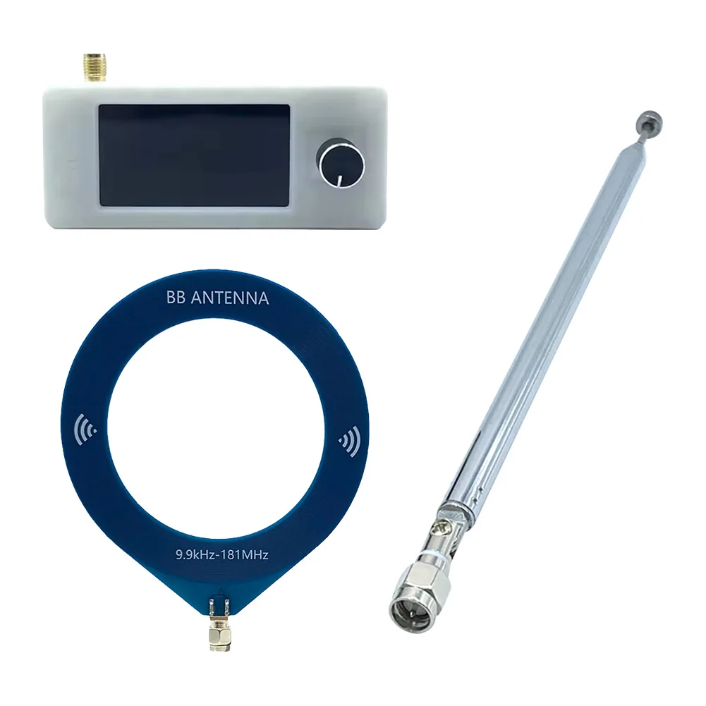 SI4732 Radio 1.9inch IPS Screen LSB USB AM FM FM/AM Radio 0.5-108mhz SI4732 Mini Pocket Radio HF SW MW VHF Radio with Antenna 