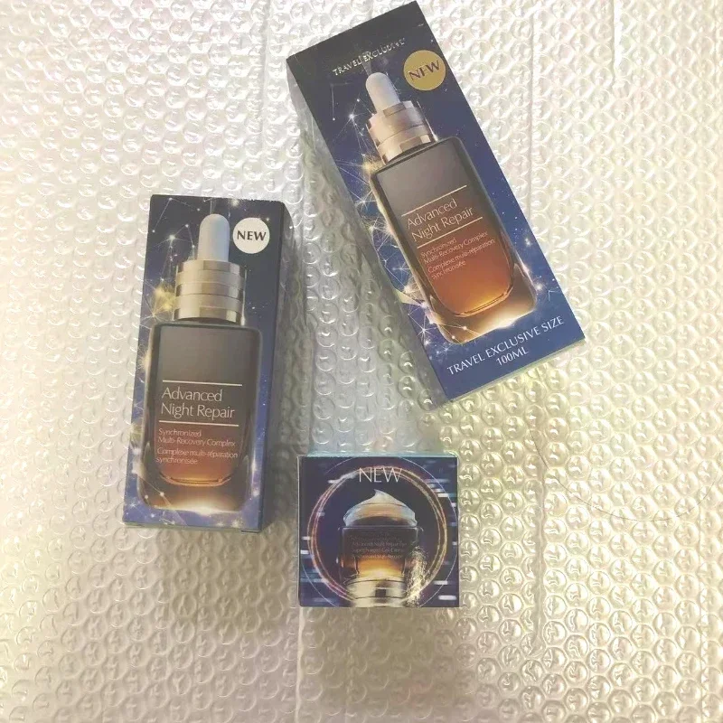 Small brown bottle essence facial essence 100ml moisturizing brightening and moisturizing, anti-blue light eye cream 15ml 2