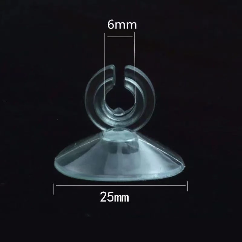10-30pcs Aquarium Suction Cup Air Tube Holder Sucker for Fish Tank Pump Oxygen Air Tube Fixing Clip 4/6mm Aquarium Clip Holders