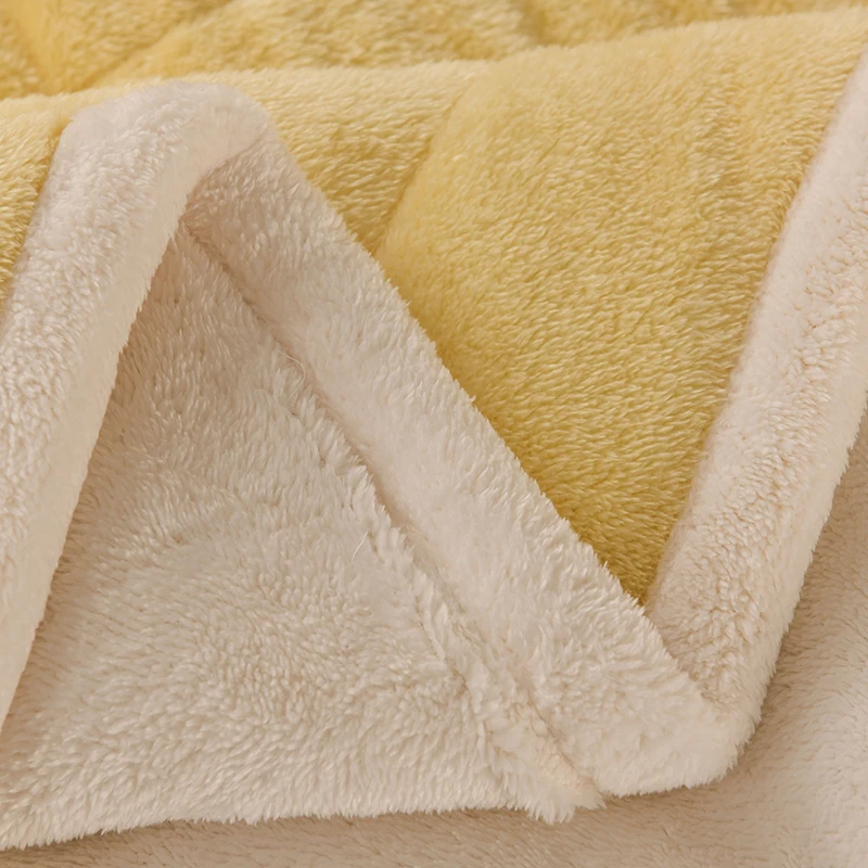 Three-Layer Cozy Soft Plush Winter Blanket - Thickened Milk Velvet for Warmth and Comfort