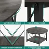 Coffee Tables for Living Room, Round Coffee Table, Small Coffee Table with Storage 3