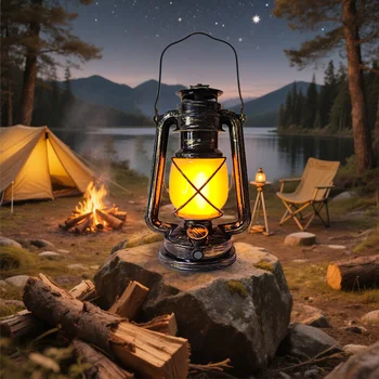 Retro LED Camping Lantern 1