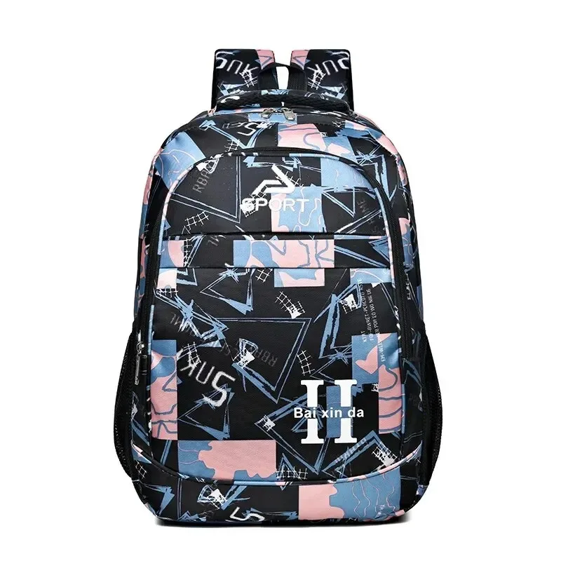 Rilibegan Large Travel Bag for Teenagers Schoolbag Female New Fashion Backpack Brand Classic Nylon Computer Casual Backpack Bag 5