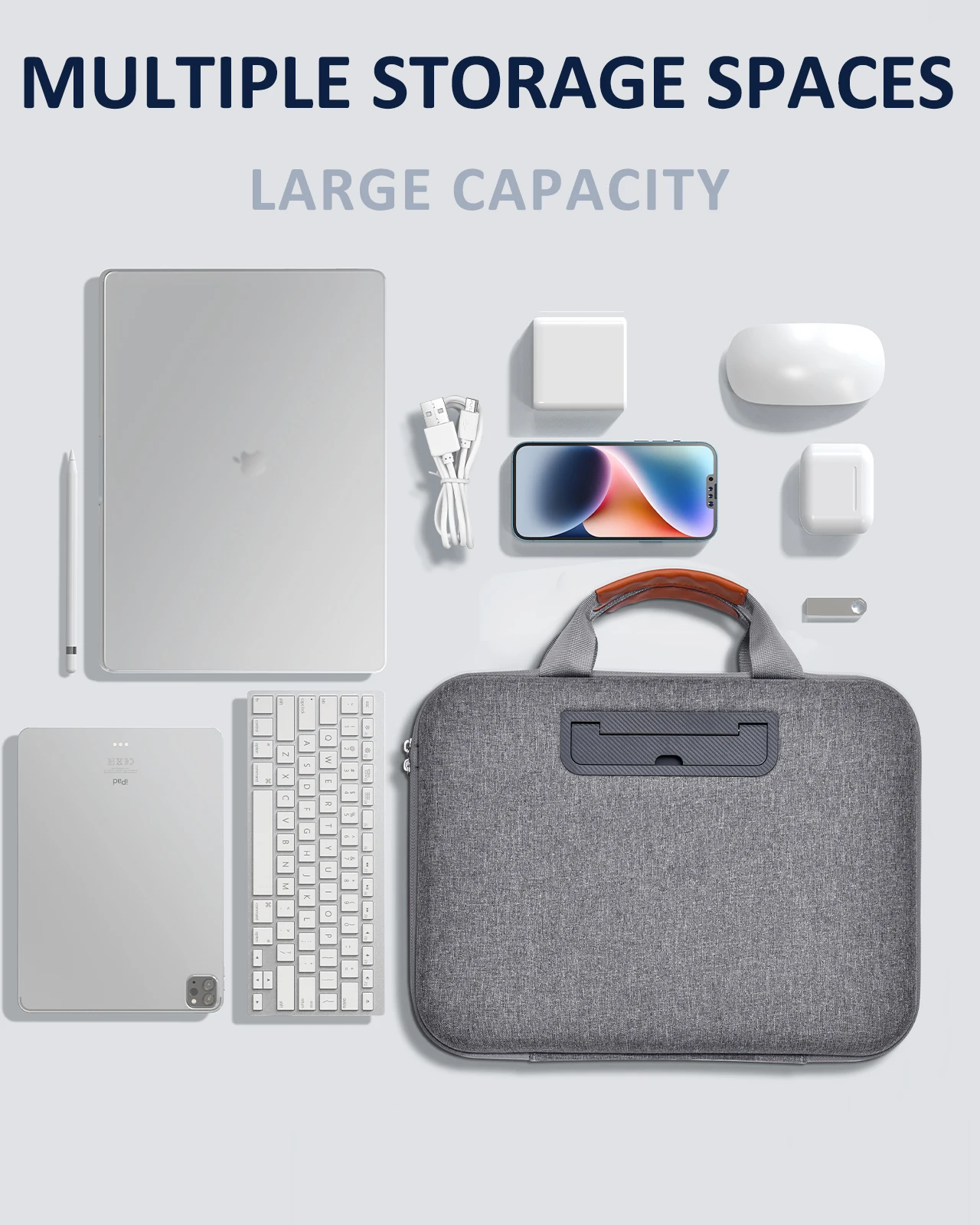 حقيبة كمبيوتر محمول من Oatsbasf مقاس 14 بوصة، حقيب...