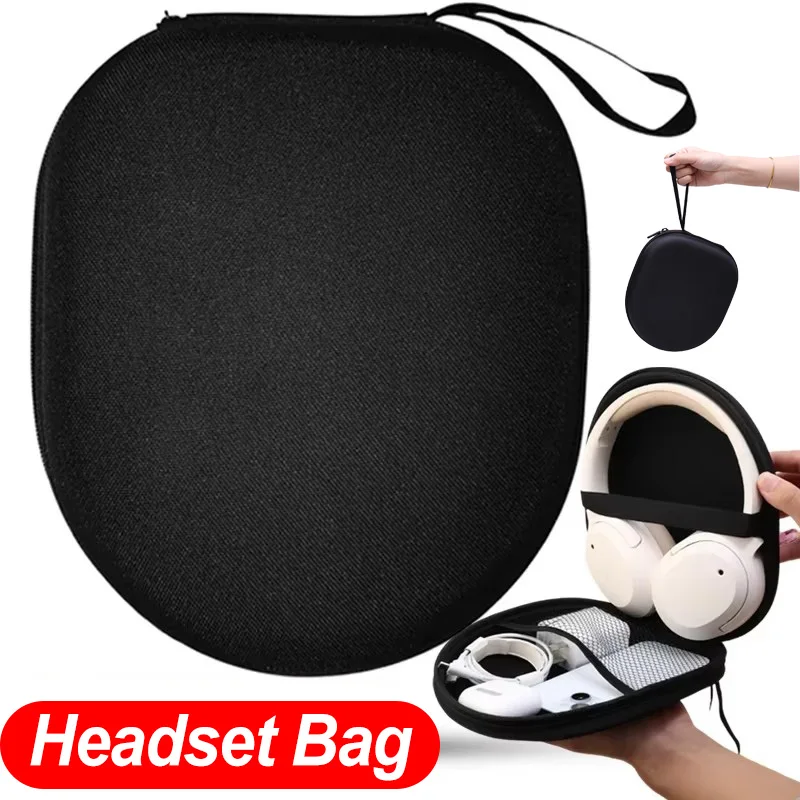 Premium Hard Shell Travel Carrying Headphone Case