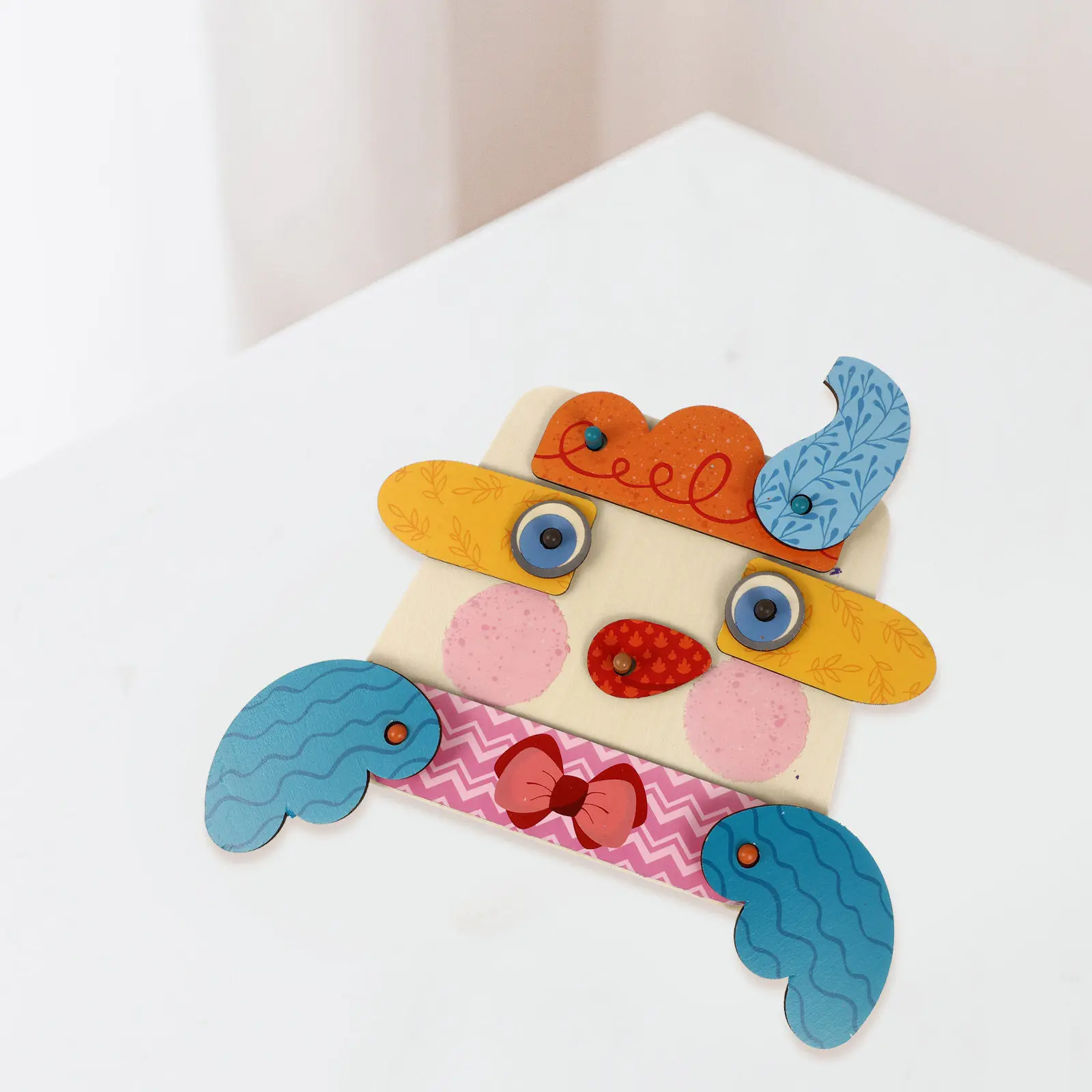 1세트 나무 표현 퍼즐 교육용 감정 놀이 장난감 어린이를 위한 조기 학습 얼굴 ..