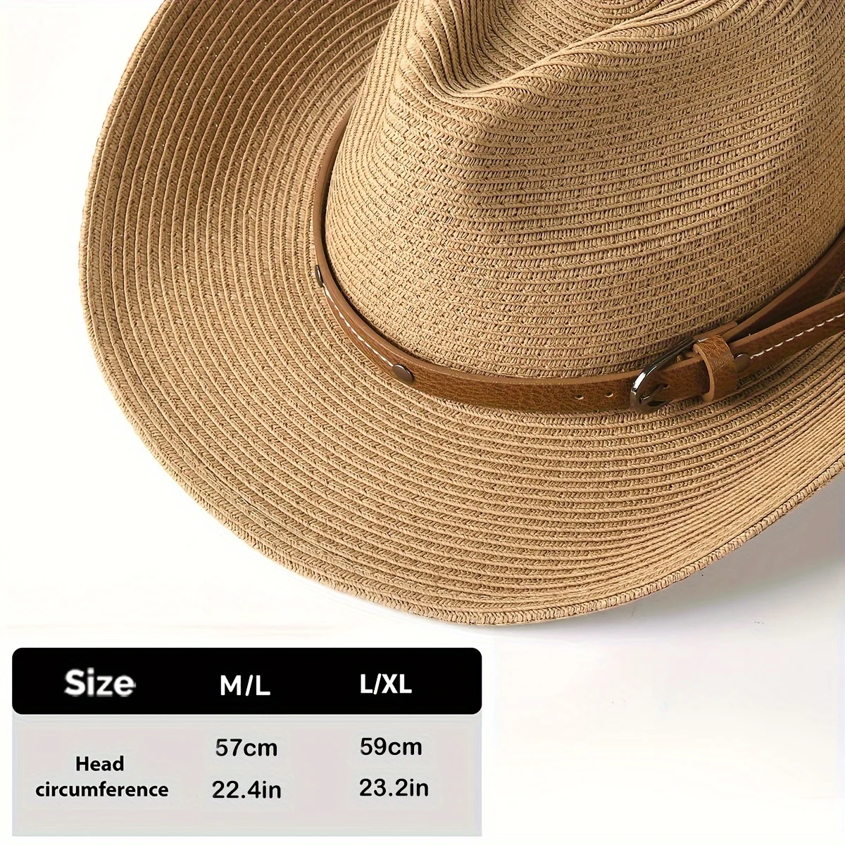 Western Cowboy Hat, Summer Beach Sun Hat, Foldable Summer Beach Travel Straw Hat, Beach Hat, Big Brimmed Hat