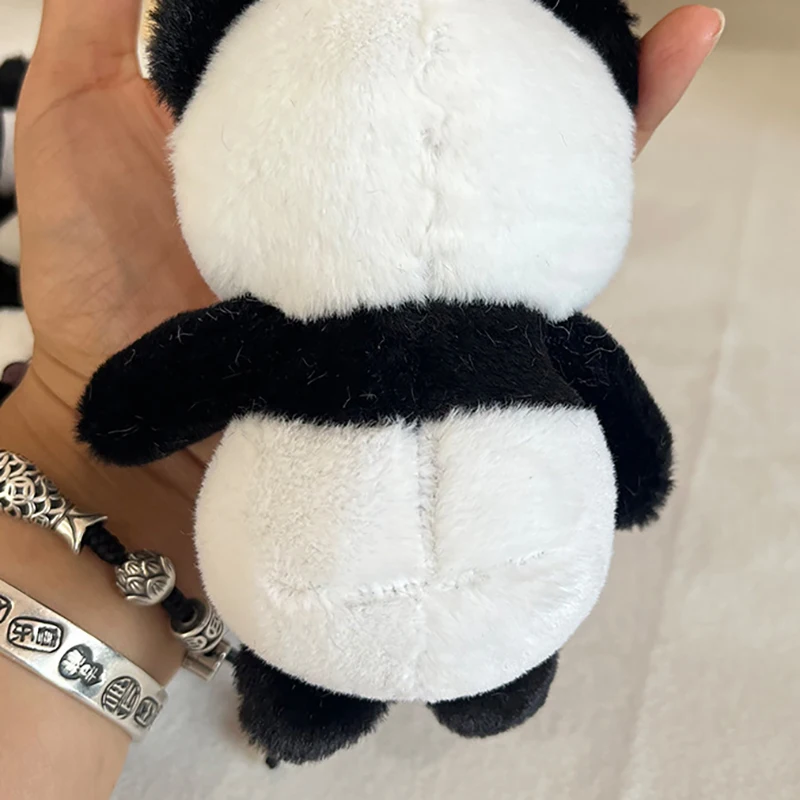 

Cute Satchel Panda Doll Pendant Keychain Bag Ornament Plush Toy Doll Gift Doll Party Gift