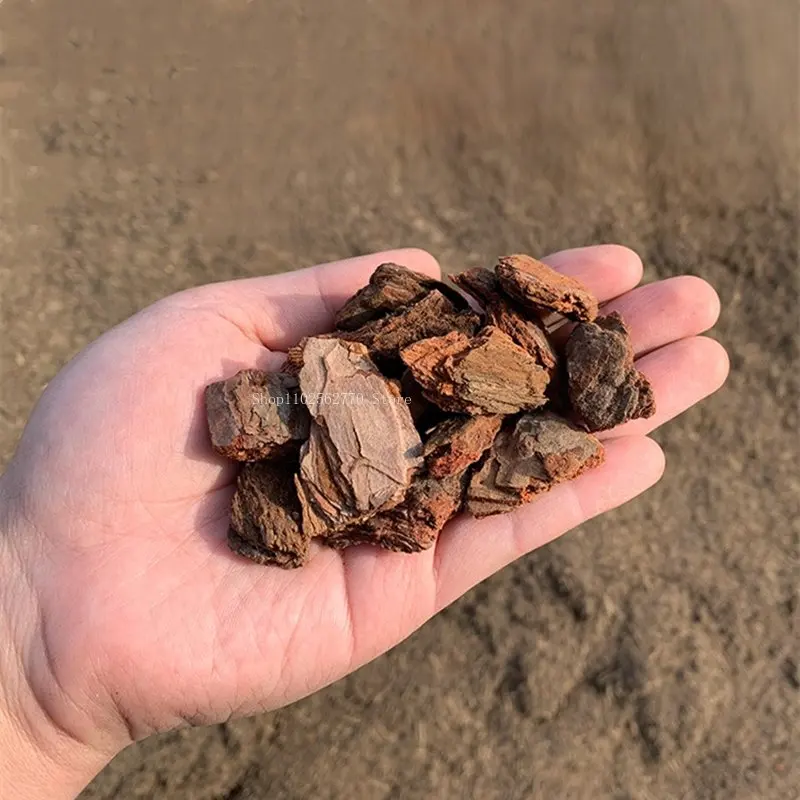 Organic Fertilizer 500g Fermented Pine Bark Natural Bark DIY All Kinds of Plants Pot Planting Root Nourishing Moisture Breathable Nutrient Soil