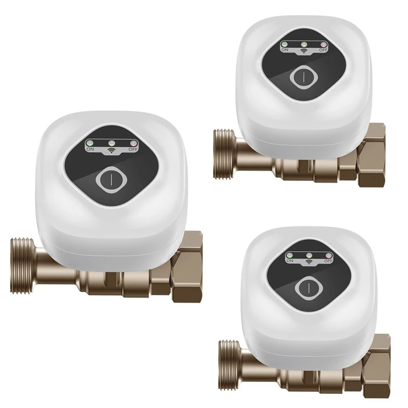 

Wifi Intelligent Ball Valve Automatic Water Shut-Off Valve Support APP Control/3 Timing Modes/Water Leakage Alarm EU
