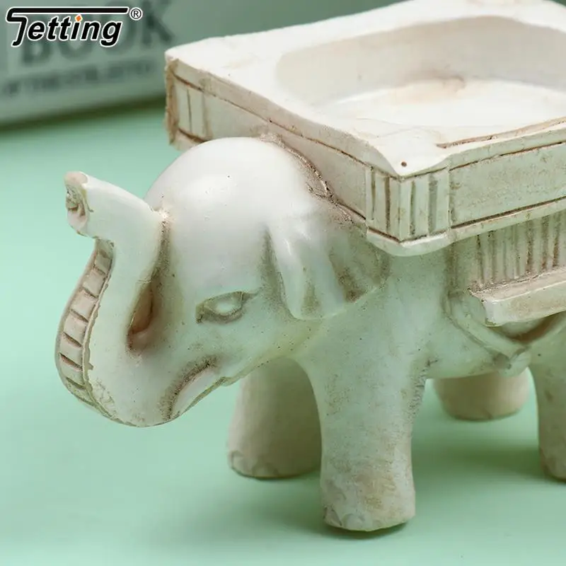 Retro Elephant ＆Bird Tea Light Candle Holder Home Decor Candlestick Home Party Favor Decor 1PC