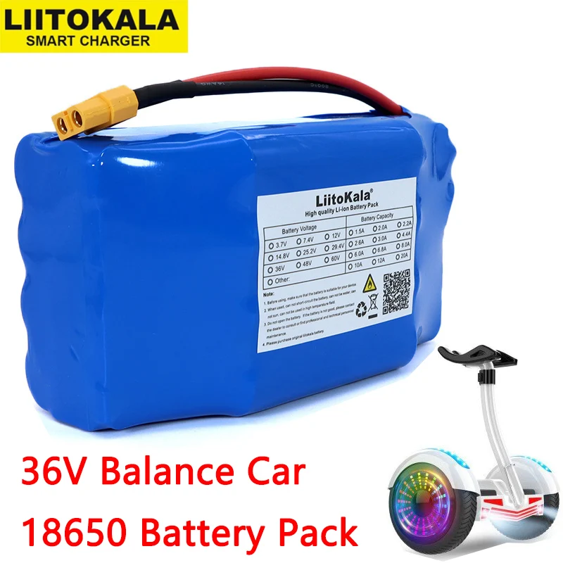36V 4.4Ah 5.2Ah 6Ah 6.8Ah 2 wheel electric scooter self balancing 18650 lithium battery pack for Self-balancing Fits 6.5&quot 7&quot |