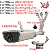 For Yamaha MT09 FZ09 Tracer 9 GT XSR900 2020 - 2022 2023 Motorcycle Exhaust Front Link Pipe Catalyst Carbon Muffler DB Killer