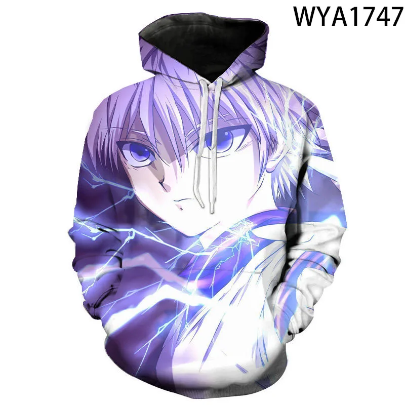 Новые модные толстовки Hunter x с 3D принтом повседневные крутые для мужчин и женщин