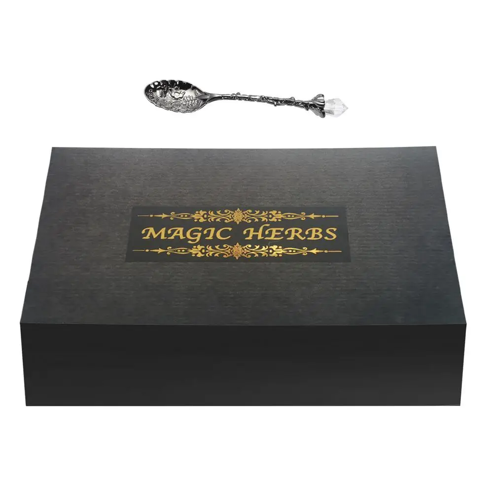 Witch Supplies Herbs Kit 16 Or 30 Kinds Of Herbs Witchcraft Supplies Dried Herb Kit With Crystal Spoon For Magical Spells Witch
