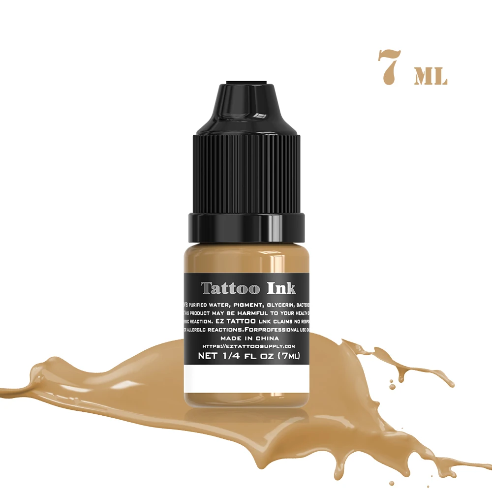Tattoo Supplies Tattoo Kit EZ Tattoo INK 25 Colors 7ml/Bottle Tattoo Inks Pigment Kit for 3D Makeup Beauty Skin Body Art
