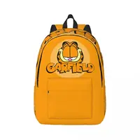 For Teens Student School Cute G-Garfields Cat Bookbag Canvas Daypack Elementary High College Travel Bags 1