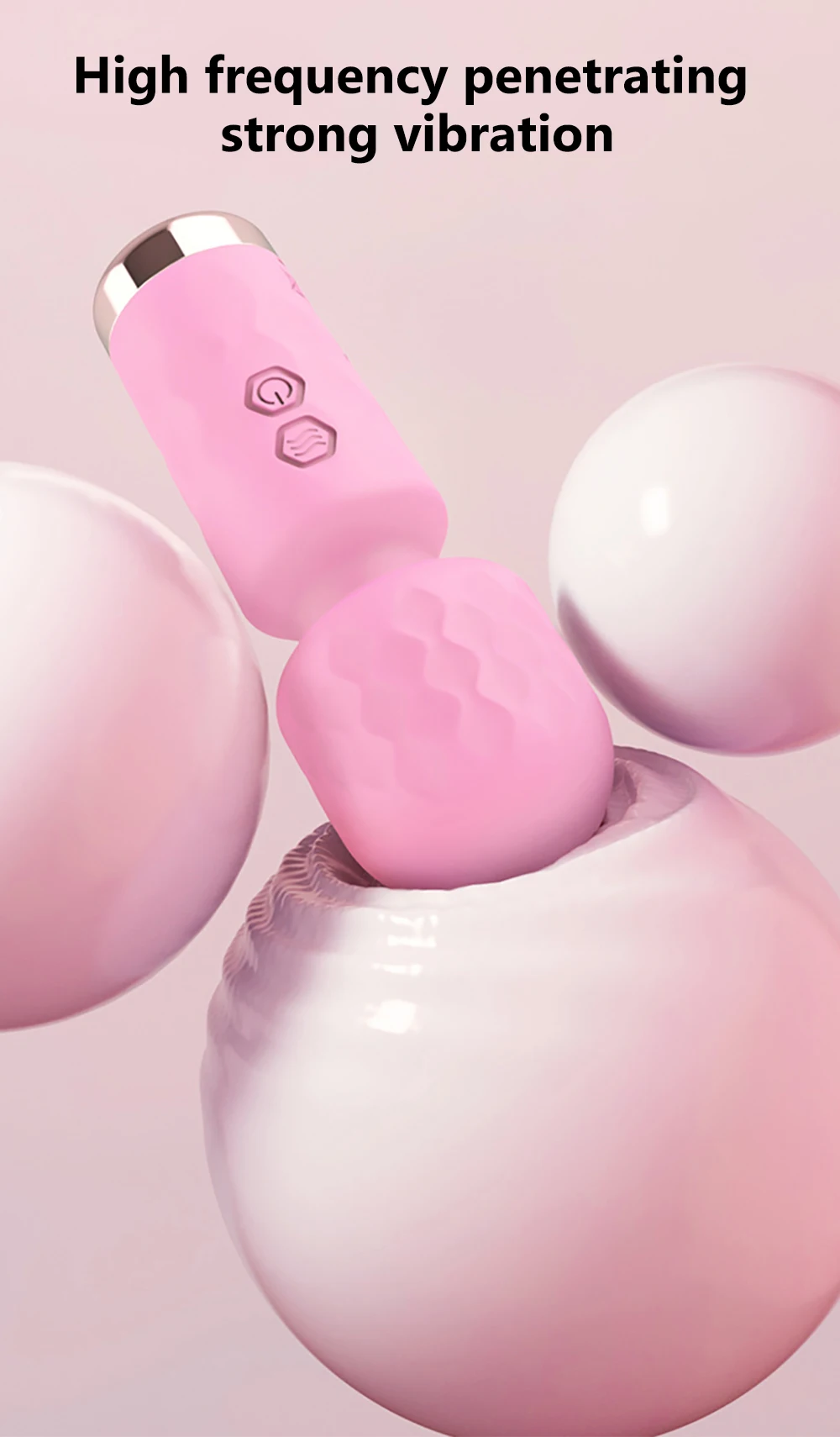 Powerful Mini Rabbit Vibrator Usb Rechargeable Body Massager_voghion.com