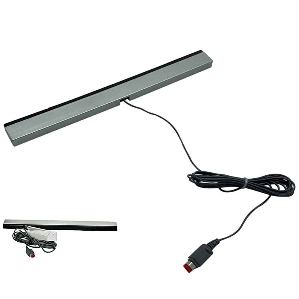 Wired Infrared Ray Sensor Bar with Extension Cord Wired Motion Sensor Bar Remote for Nintendo Wii Wii U Console PIR Motion Sensor Motion Sensor Bar