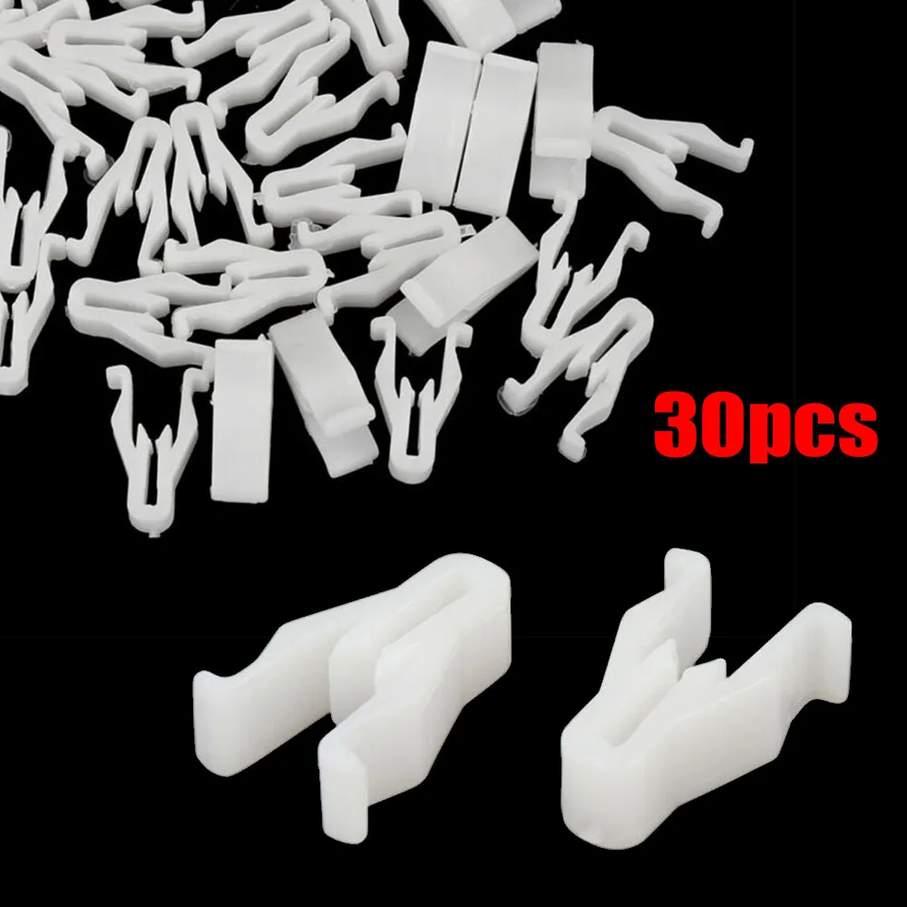 30 stücke Auto Weiß Kunststoff Nylon Schalter Lünette Clip Für Toyota Für 4 Runner Für Lexus Für Highlander CT200h GS350 GS450h ICH 50 LS460