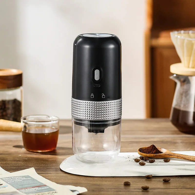 Electric Coffee Grinder Small Household Portable Kitchen Tools Coffee Bean Mills