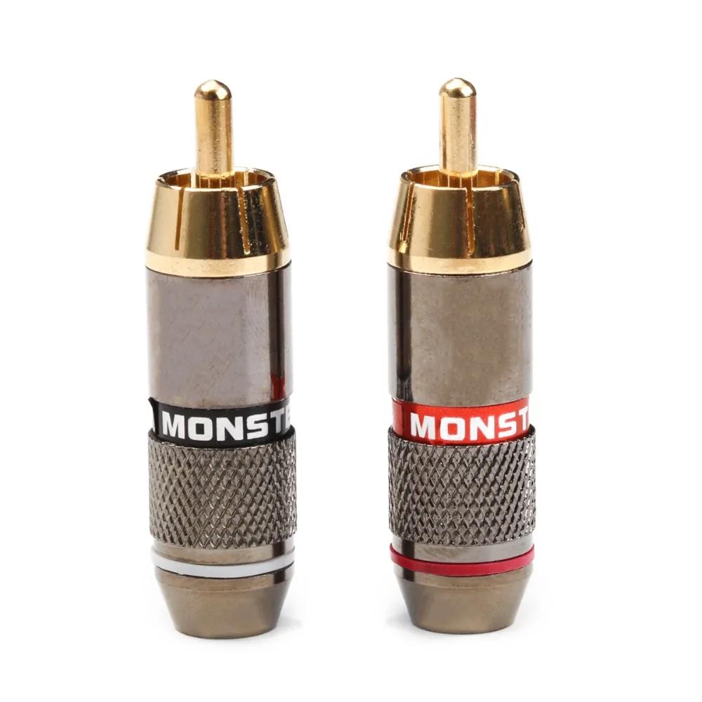 Connettori Maschio Femmina 4 Spinotti Banana Audio Placcati Oro 24K - Connettori Jack Per Cavi Altoparlante, Maschio E Femmina Spine Audio Banana - Foto 8