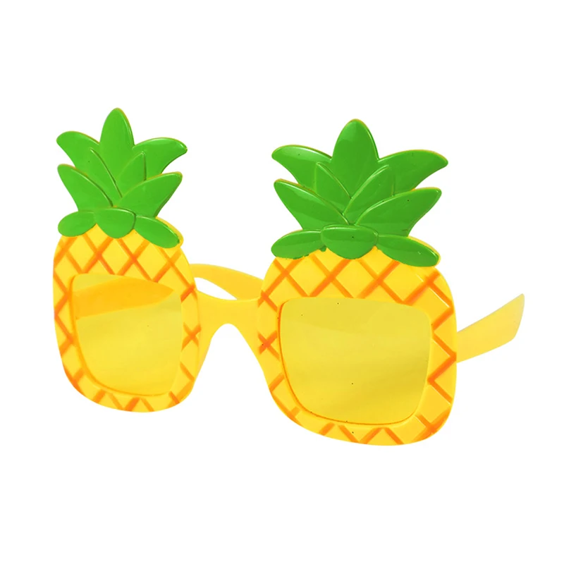 1pc Hawaii Tropical Party Sunglasses Flamingo Hawaiian Luau Pool Beach Party Decoration Supplies Pineapple Funny Glasses