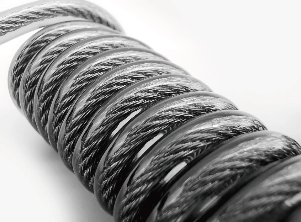 Description Picture 4 of itemLureholic Strengthen Lure Fishing Lanyard 49 Strands of Steel Wire Twisted Retention Rope Strong with 316SS Carabiners