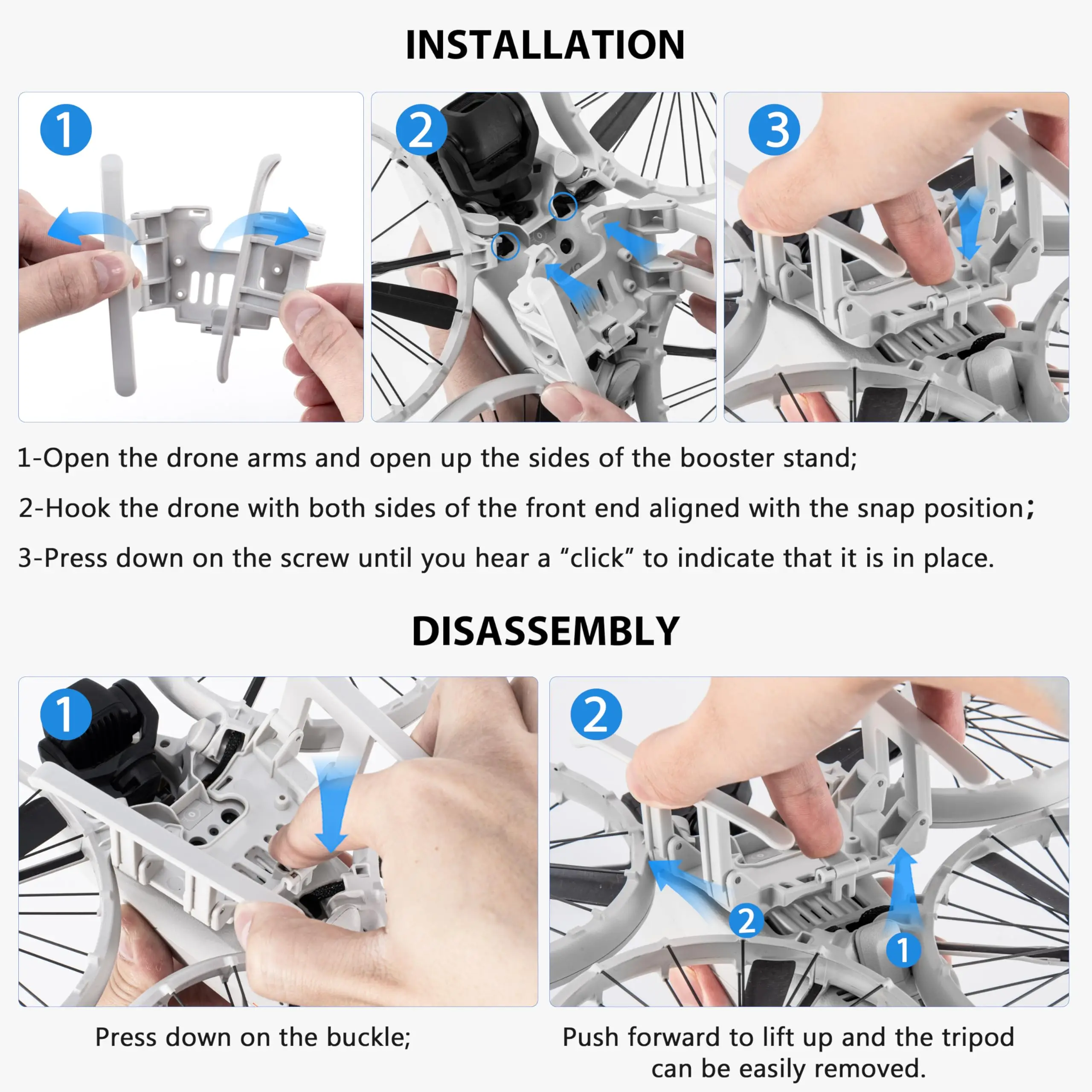 Support Pliable pour DJI FLIP - Protection Atterrissage Drone