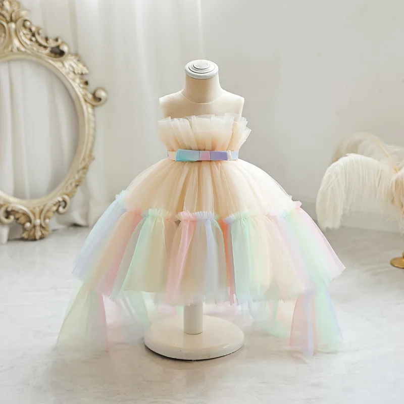 

Girl Tulle Dress for Christmas Ball gown Princess Dresses for Baby Girl Children Festival Clothing New Year Kid Clothes Gradient
