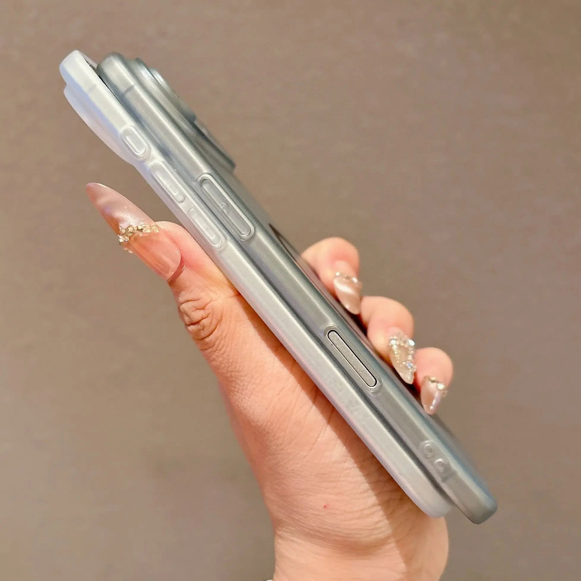 Ultra Thin Matte Clear Magnetic Shockproof Frosted TPU Soft Cover