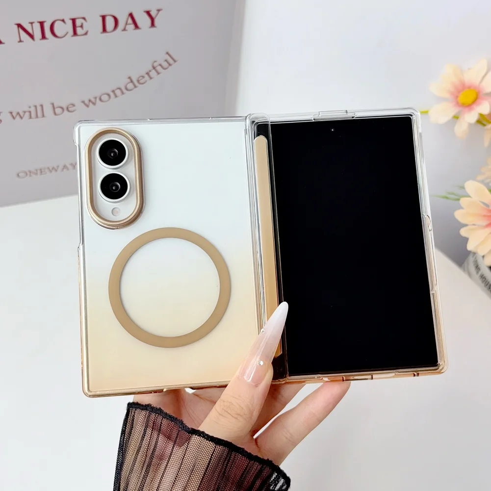 Elegant Gradient Crystal Thin Protective Case