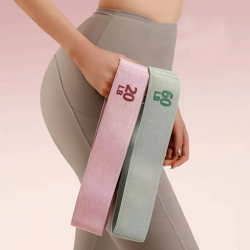 Fabric Elastic Resistance Bands for Yoga, Pilates, and Home Workouts