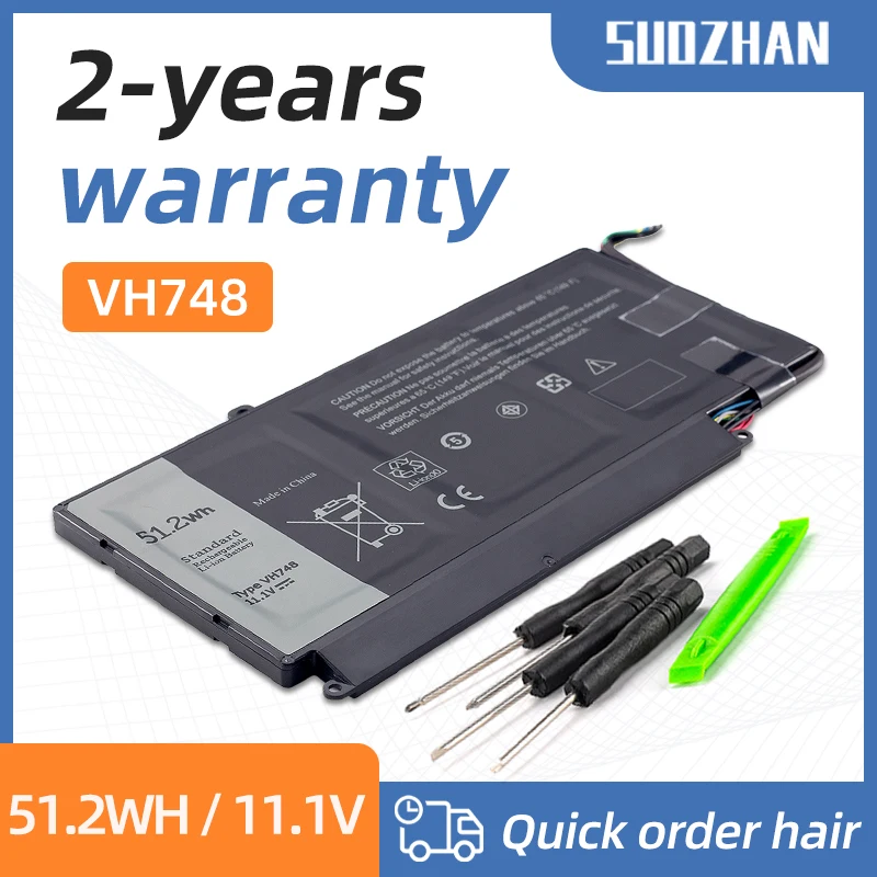 

SUOZHAN NEW VH748 Laptop Battery For DELL Vostro 5460 5470 5560 14 5480 For Inspiron 14 5439 V5460D-1308 V5460D-1318 5470D-1328